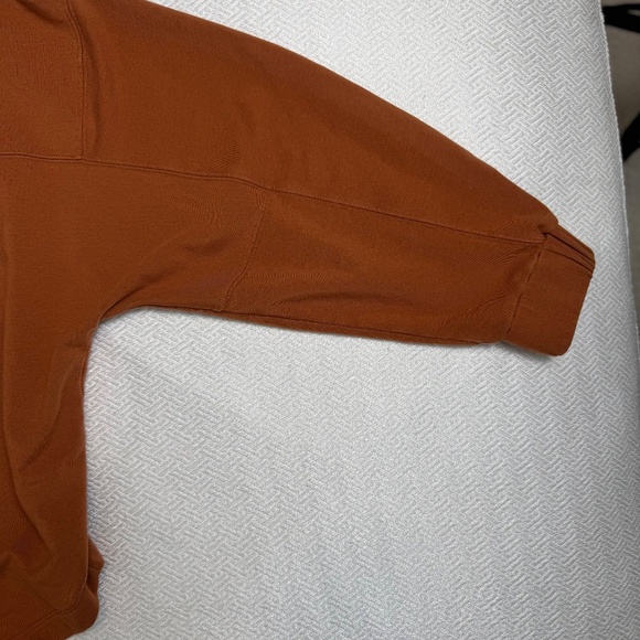 KNIX Oversized Hoodie "Good To Go" in Rust-Caramel Brown Size XL w Pocket - Picture 12 of 12